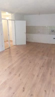 2-Zimmer-Wohnung in Herne City WBS - Wohnzimmer mit Küche