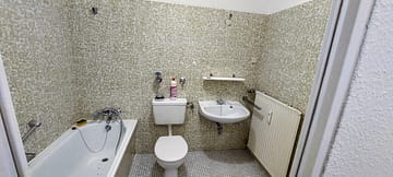Verkehrsgünstige 2-Zimmer-Wohnung in Herne City WBS - Badezimmer