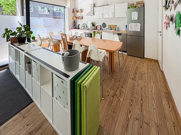 Mehr als nur Gewerbe – mit Garten und vielseitigem Potenzial in Essen-Frohnhausen - Küchenbereich