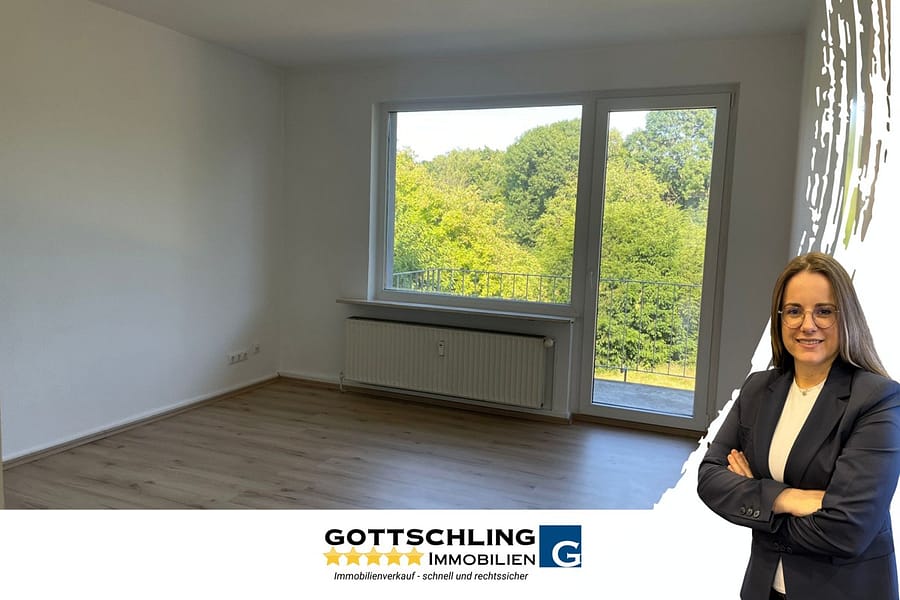 schöne & helle 2 Zimmer Wohnung mit Balkon und Gartennutzung in kleinem gepflegtem Haus - Titelbild